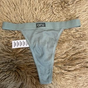 NWT Urban Outfitters Out from Under Thong Size Large Olive Green